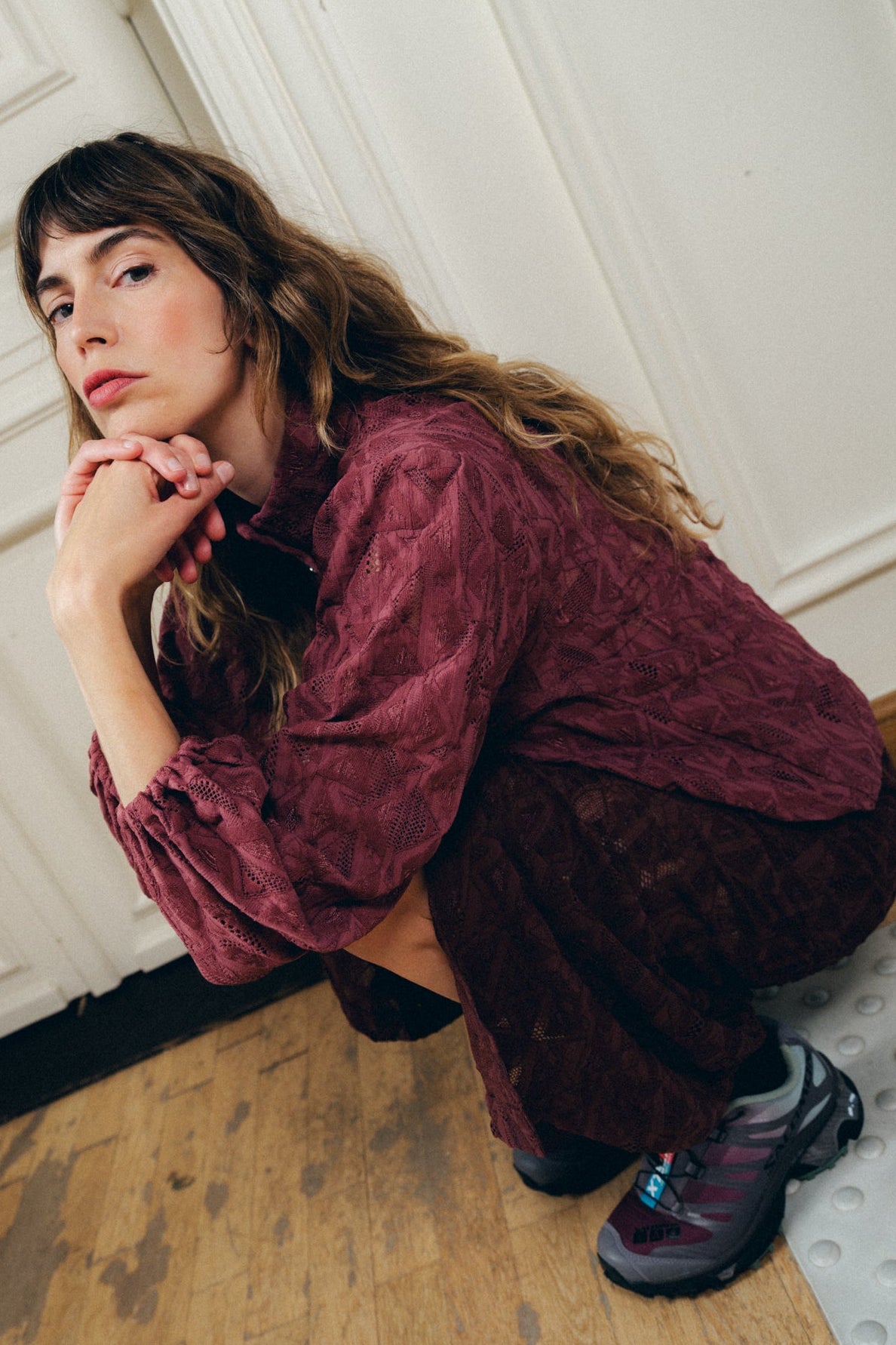 Blouse Fame Grenat