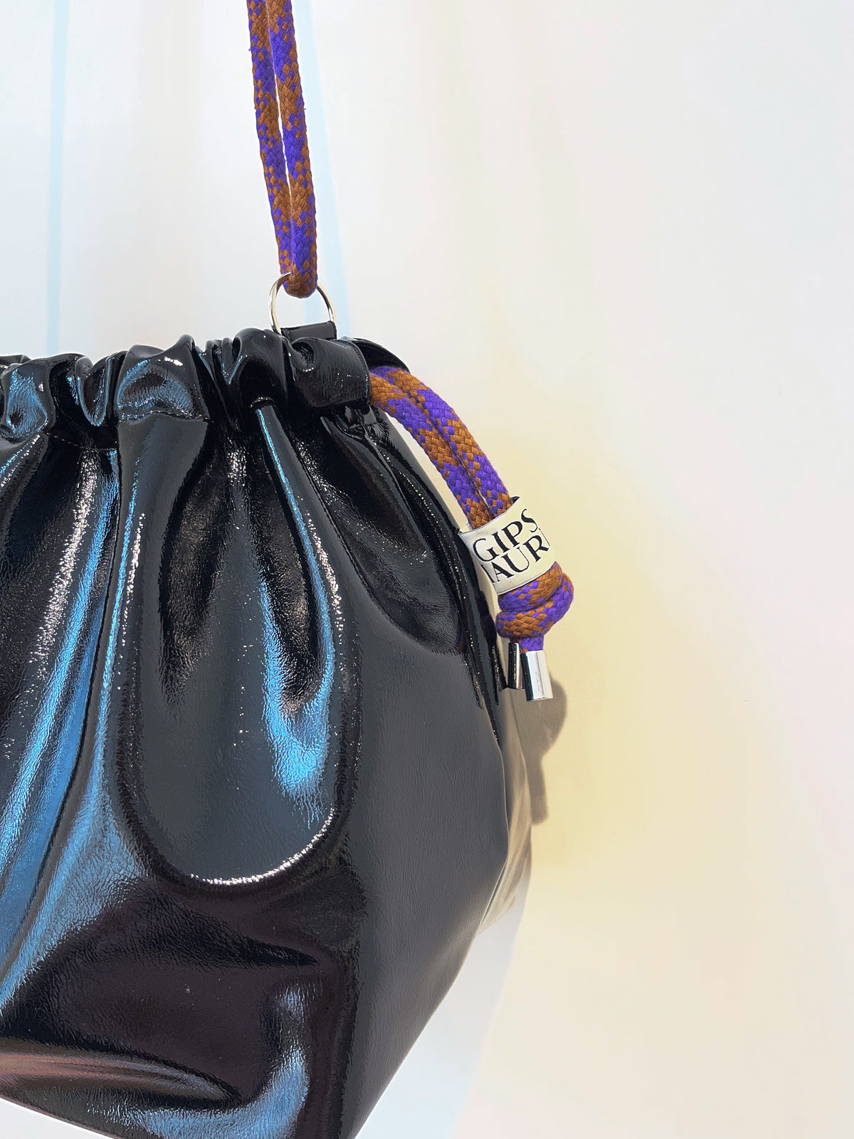 Sac Vinyle Noir - L