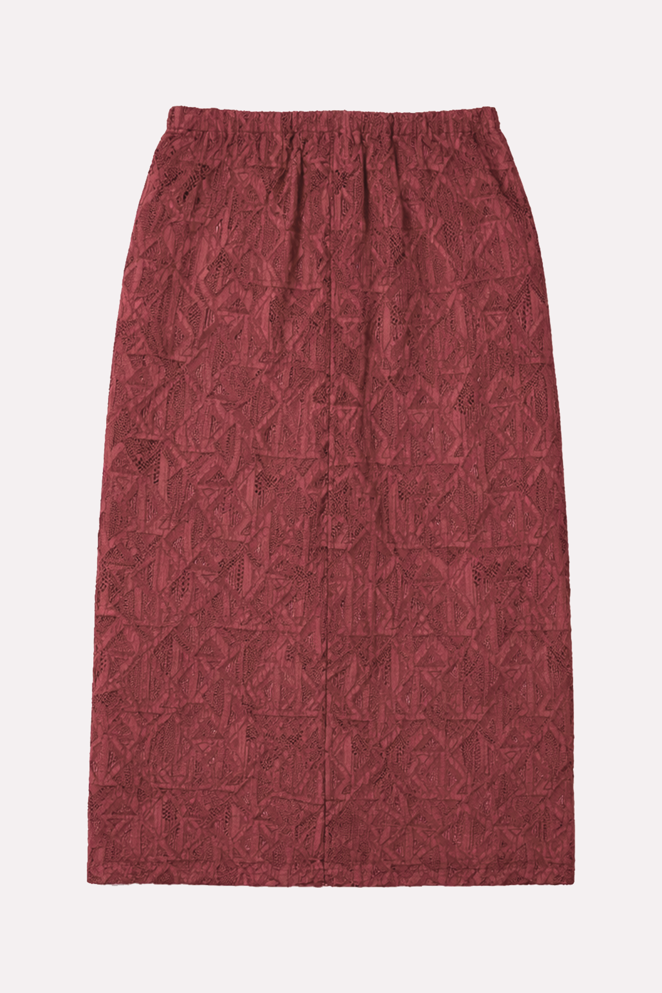 Jupe Allure Dentelle Grenat