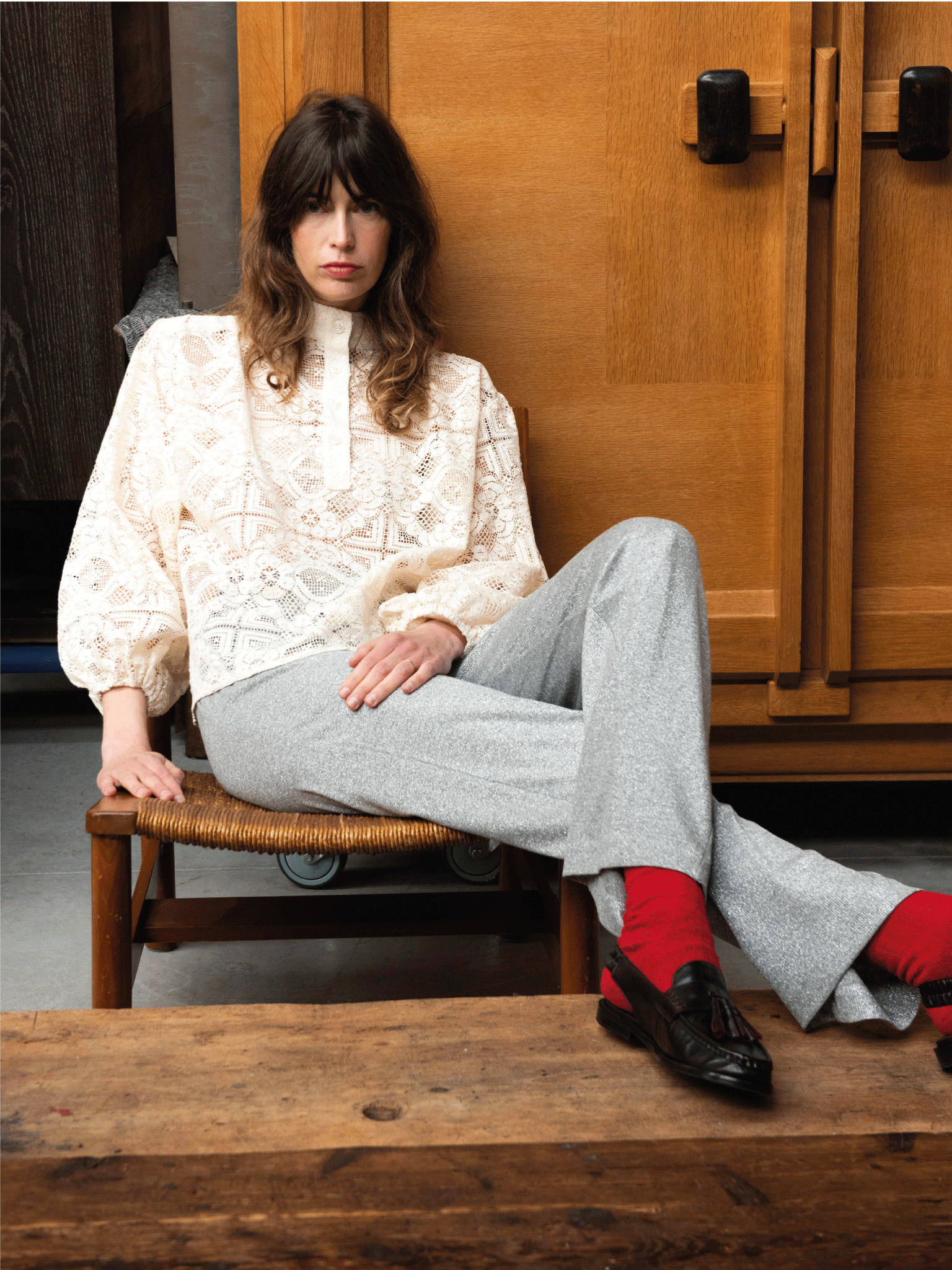 Pantalon RITA Argent