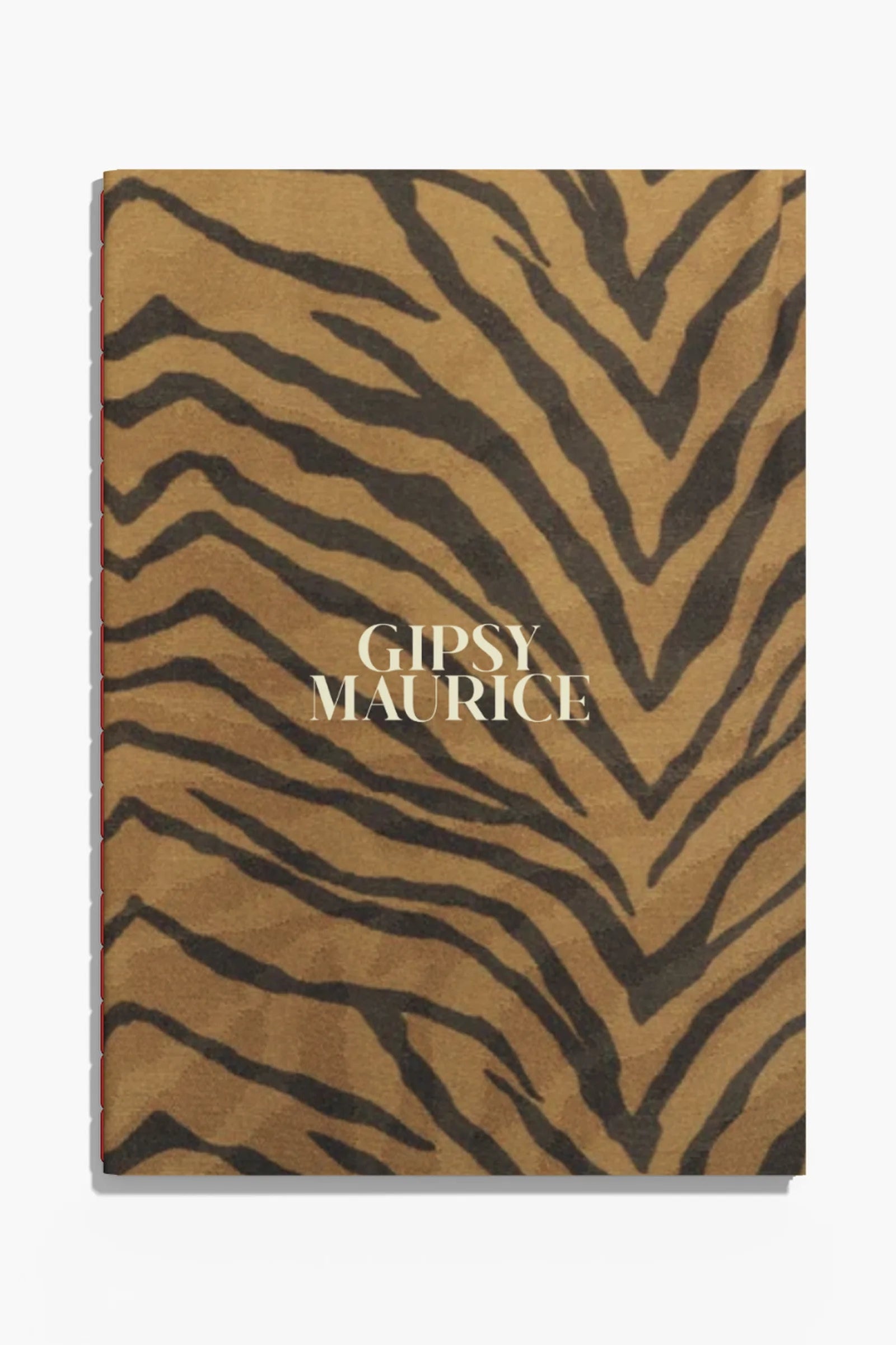 Carnet de note tigre reliure rouge