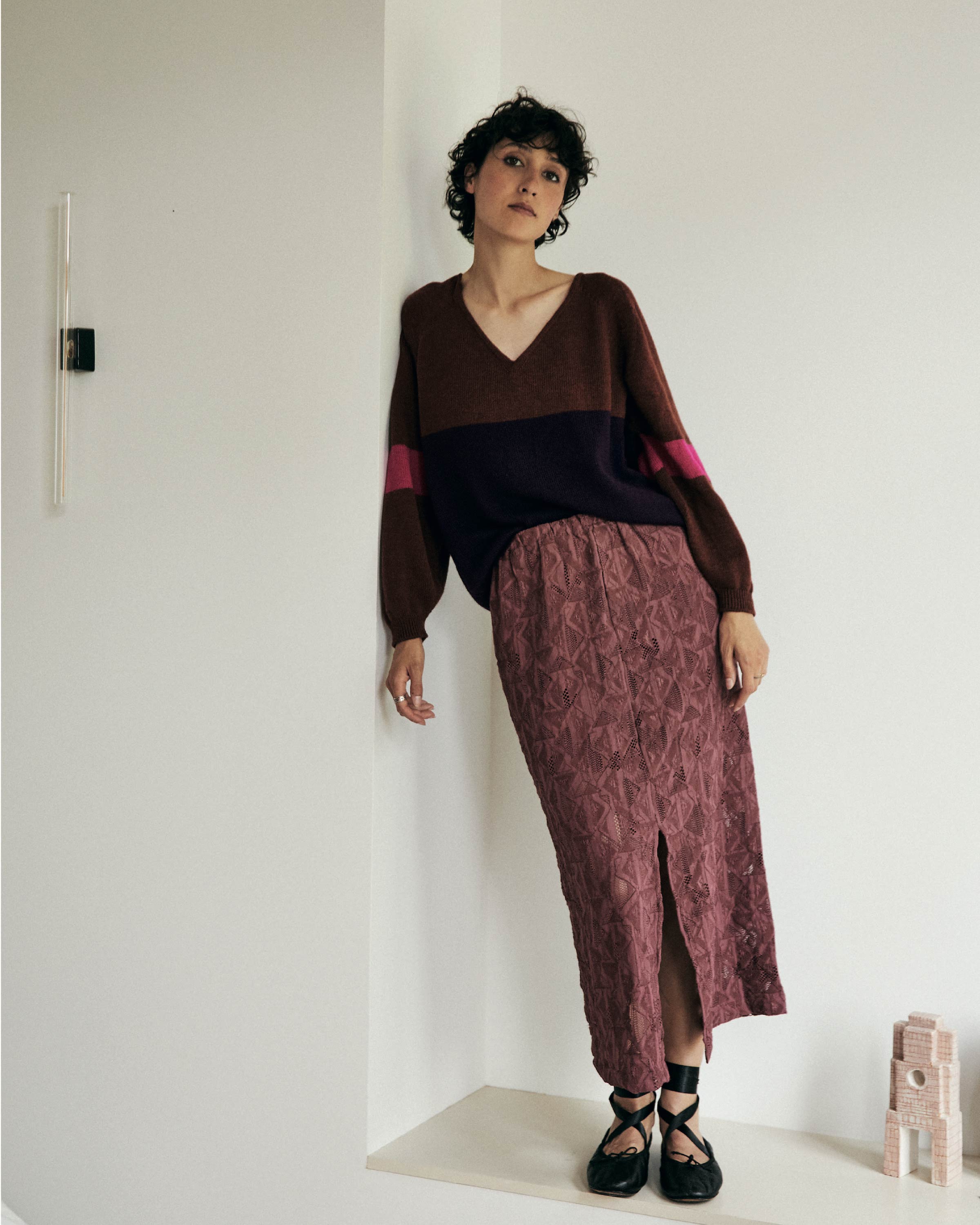 Maille Pull Brigitte Caramel