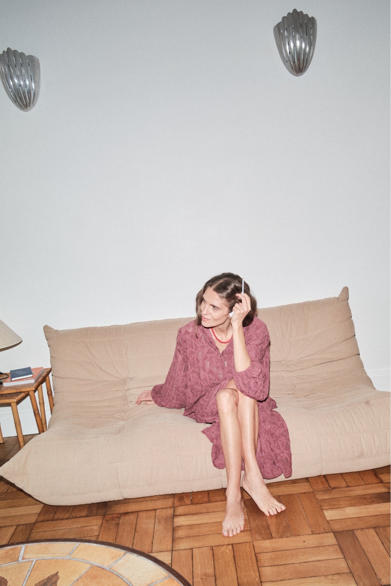 Jupe Allure Dentelle Grenat