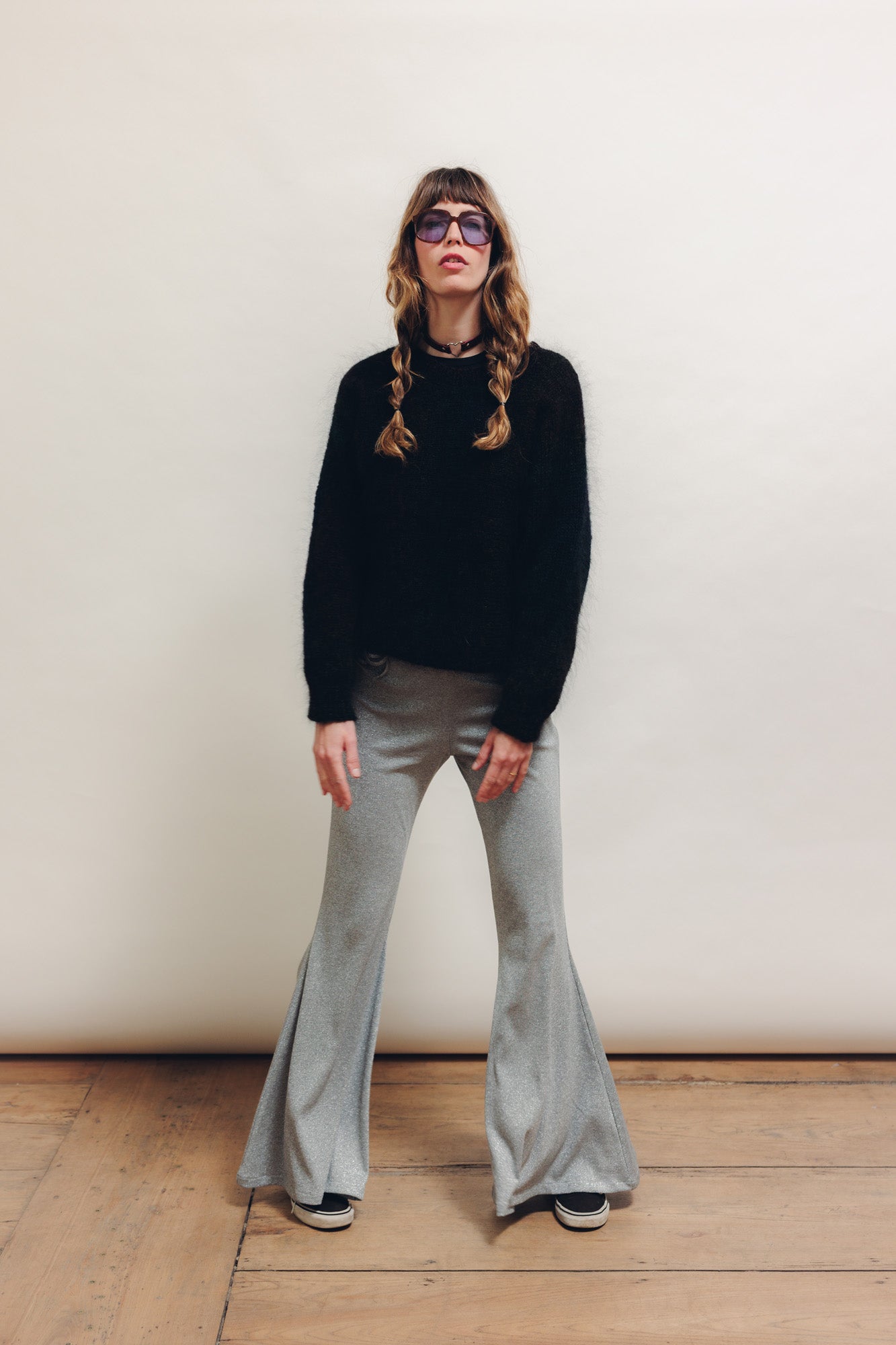 Pantalon Yoko Flare Argent