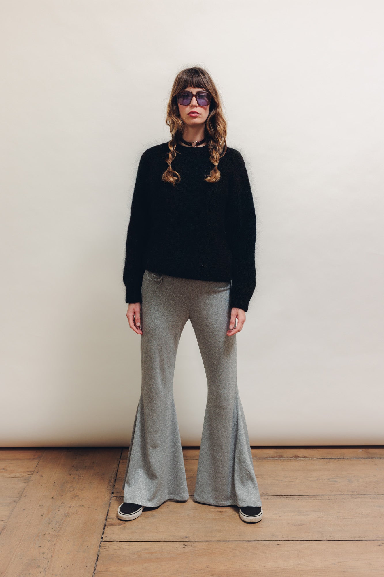 Pantalon Yoko Flare Argent