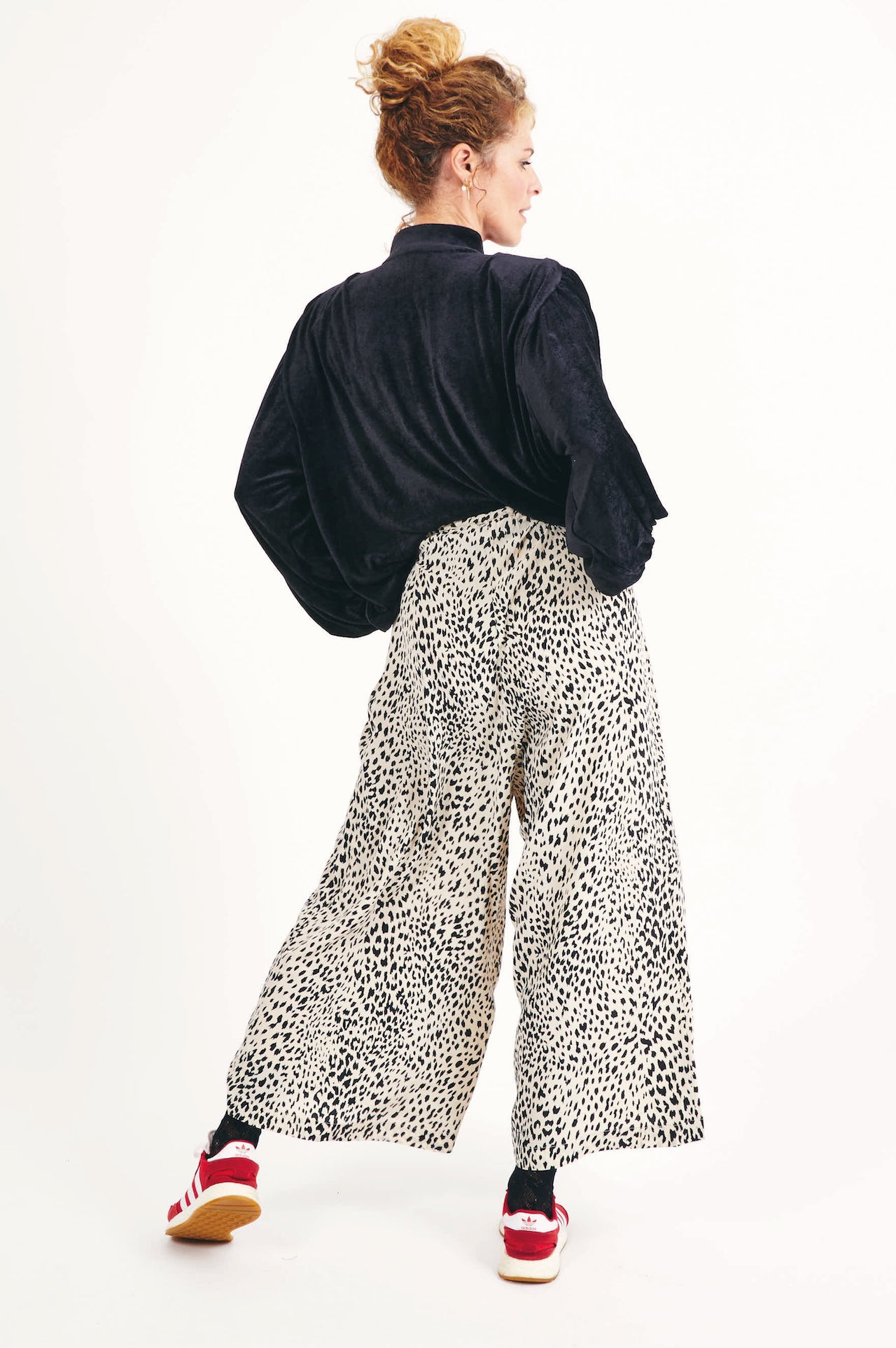 Pantalon APO Soie  Leopard
