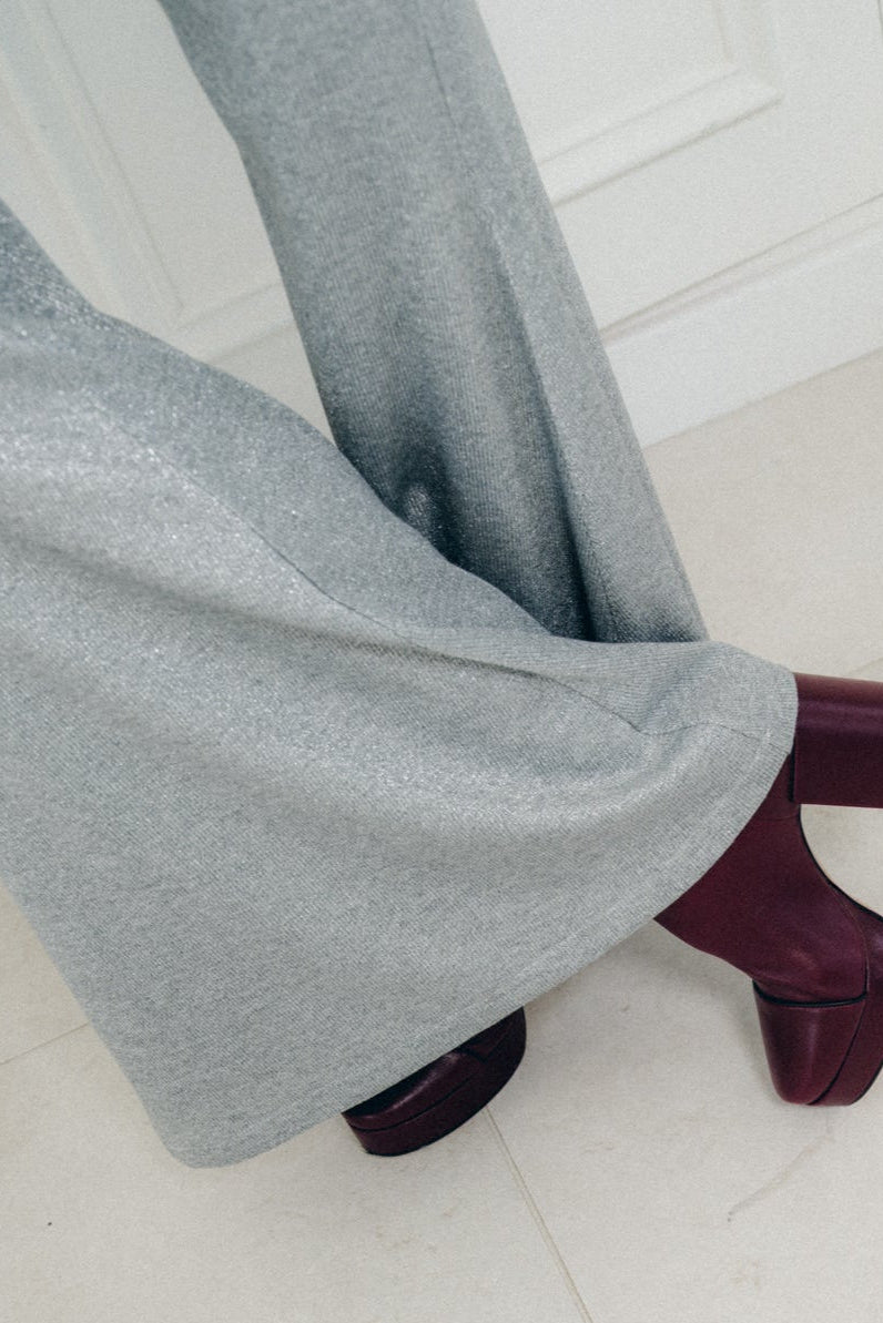 Pantalon Yoko Flare Argent