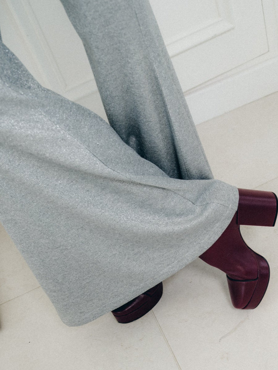 Pantalon Yoko Flare Argent