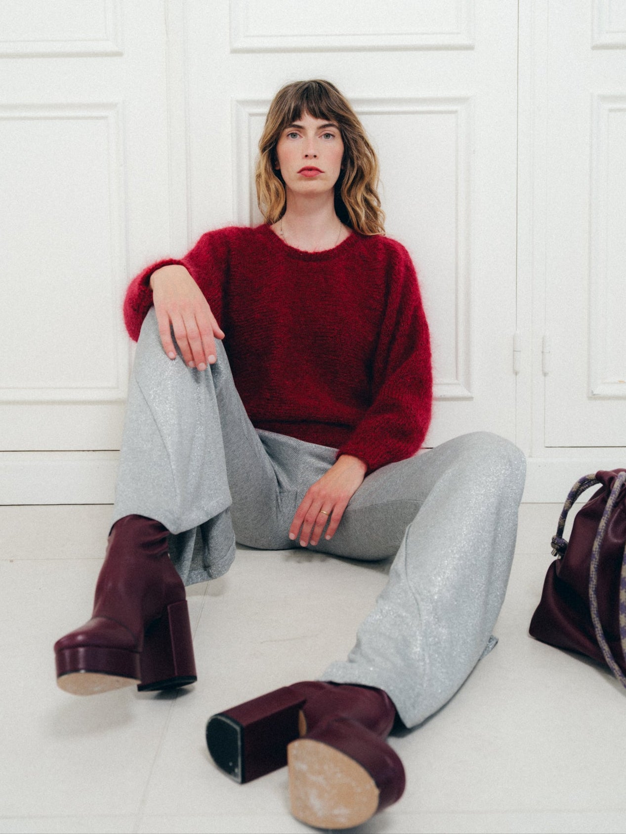 Pantalon Yoko Flare Argent