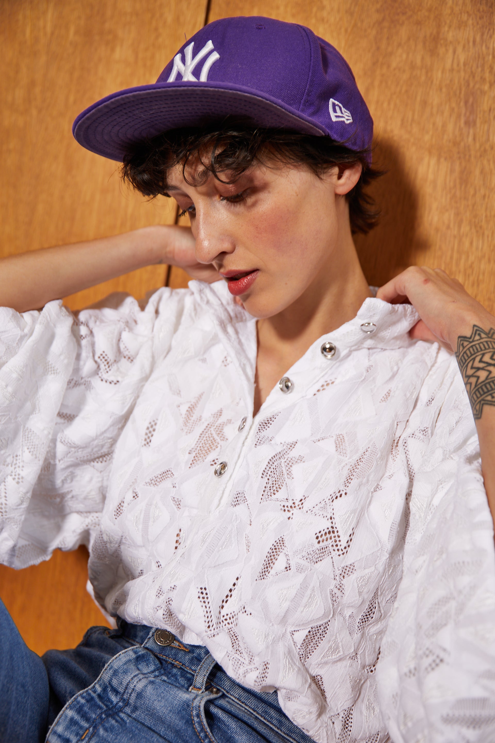 Blouse FAME Dentelle Milk
