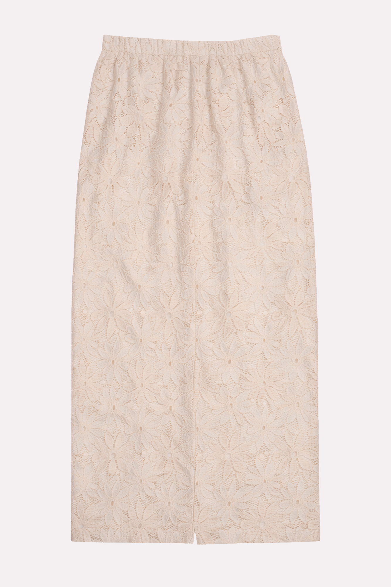 Jupe Allure Dentelle Marguerite Écru