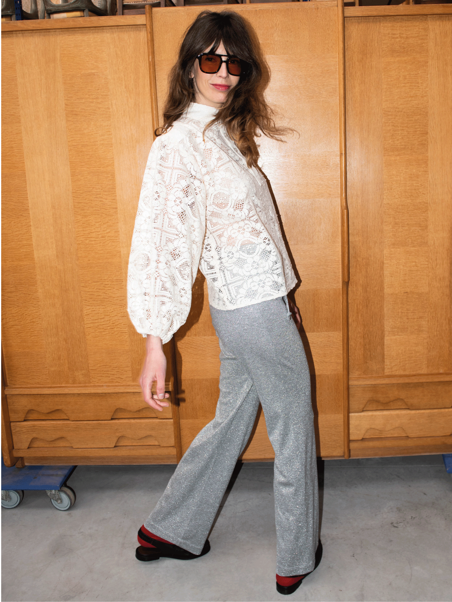 Pantalon RITA Argent