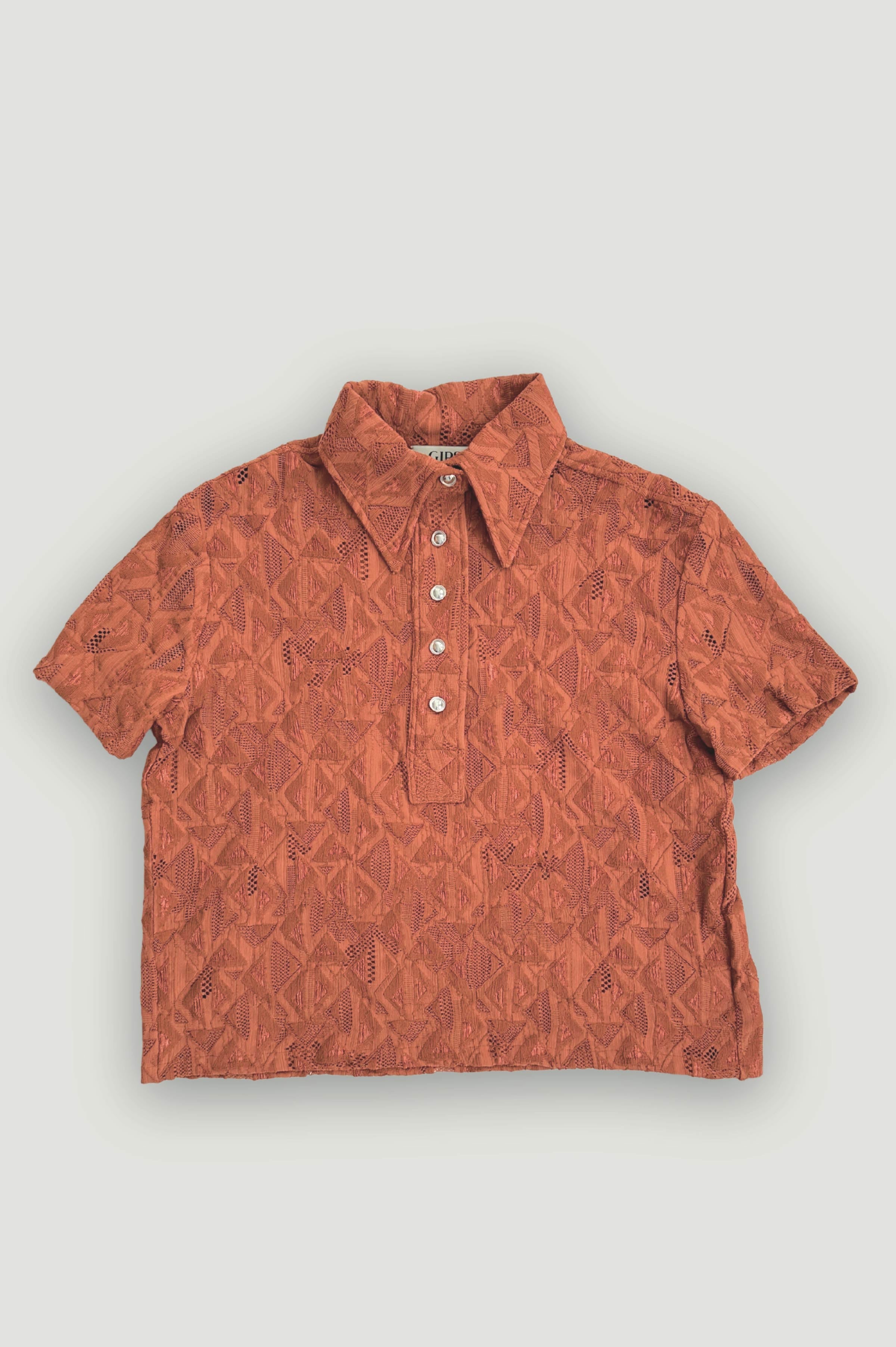 Mick Polo Dentelle Abricot