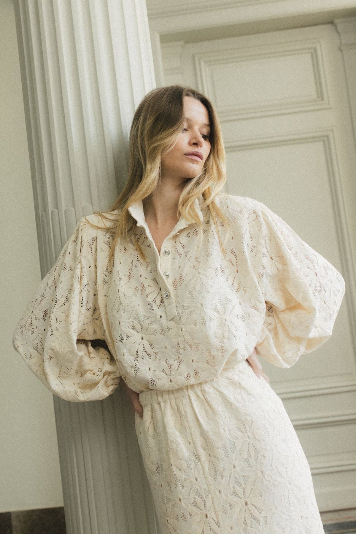 Blouse Fame Dentelle Marguerite