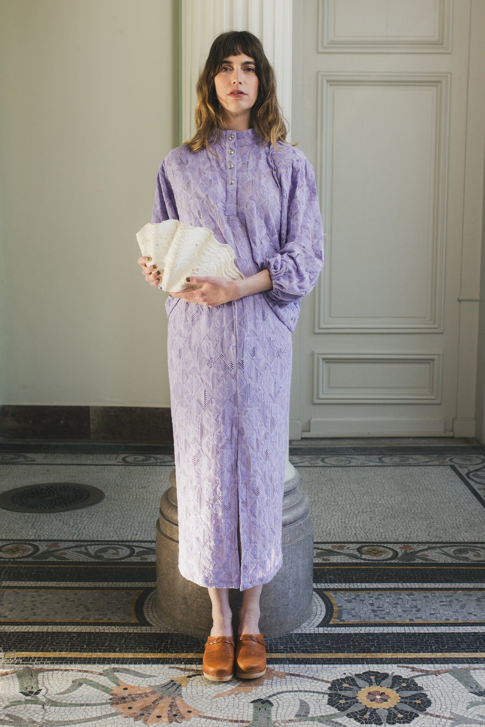 Blouse Fame Dentelle Lila