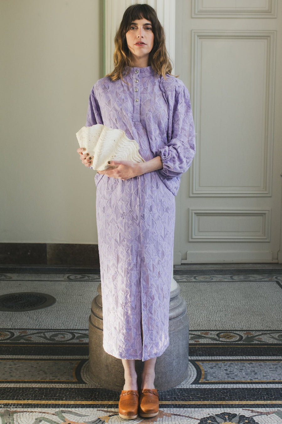 Blouse Fame Dentelle Lila