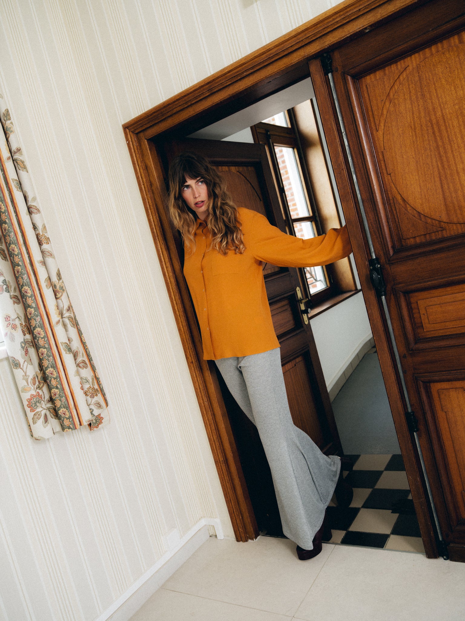 Chemise Michelle Orangée