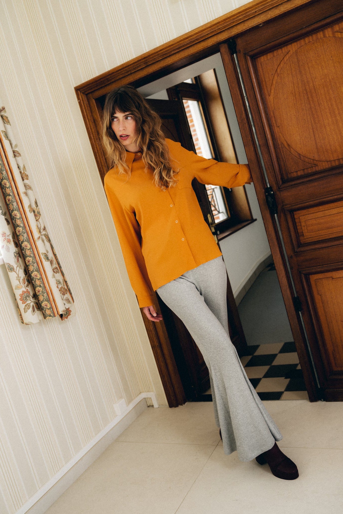 Chemise Michelle Orangée