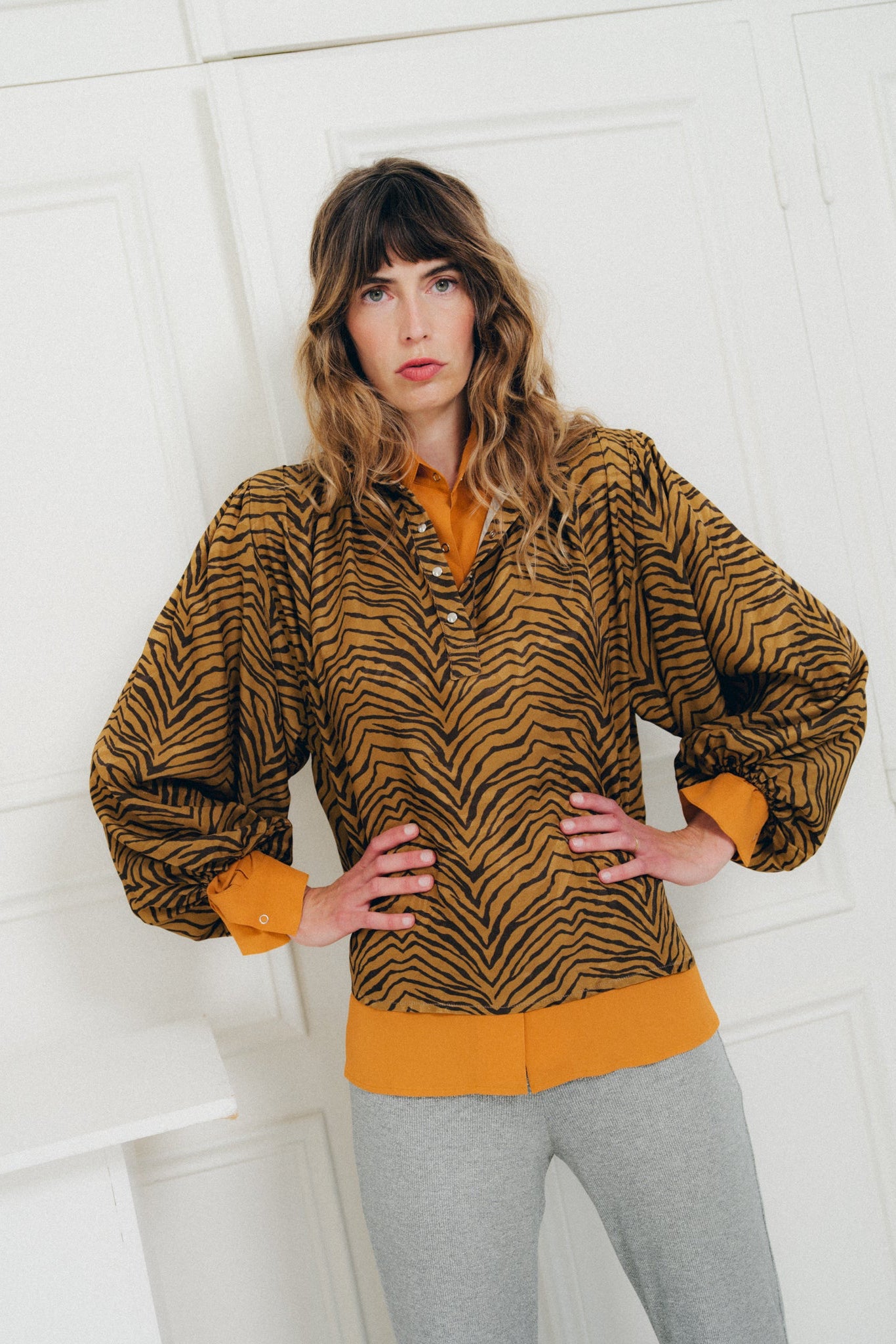 Chemise Michelle Orangée