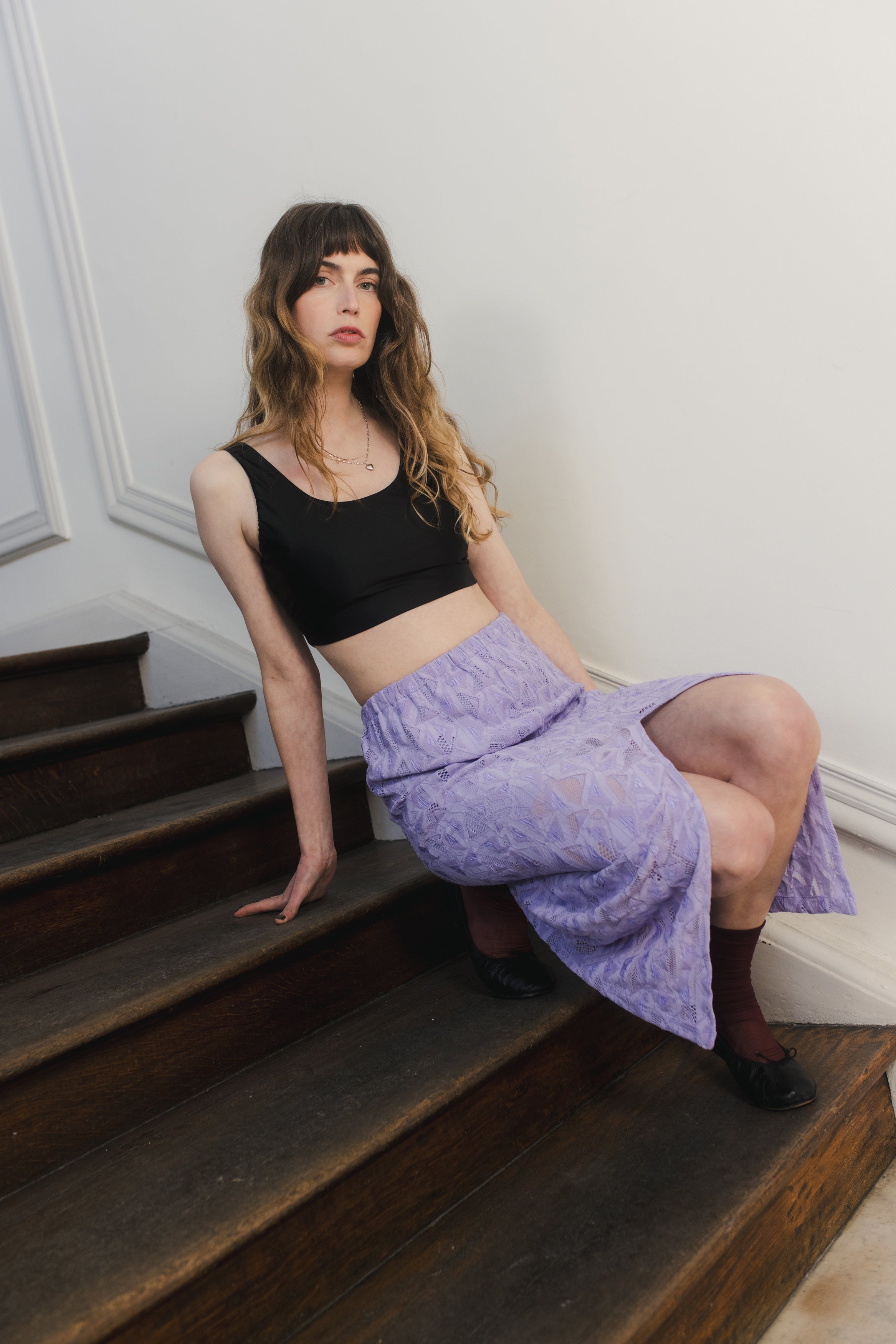 Jupe Allure Dentelle Lila