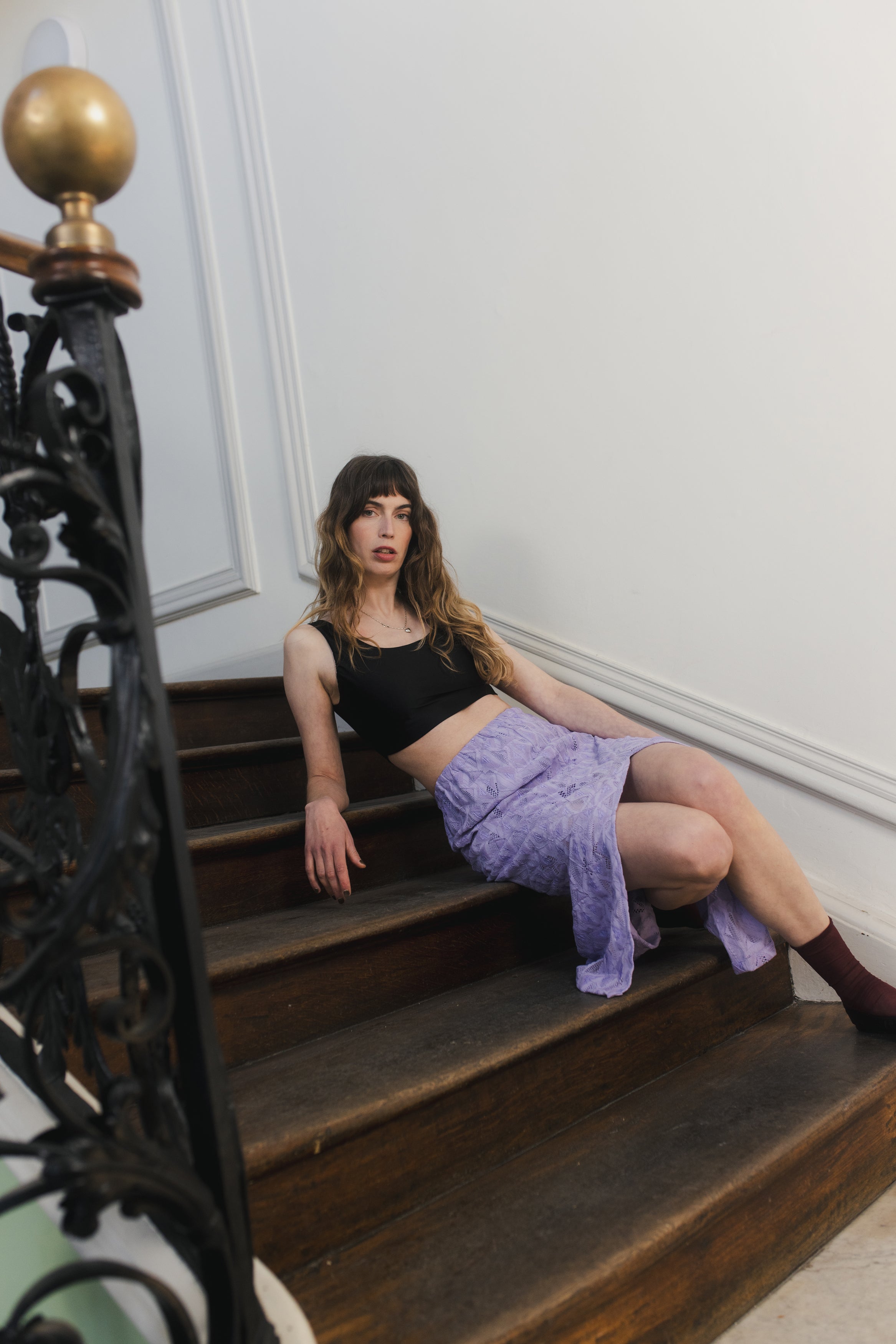 Jupe Allure Dentelle Lila