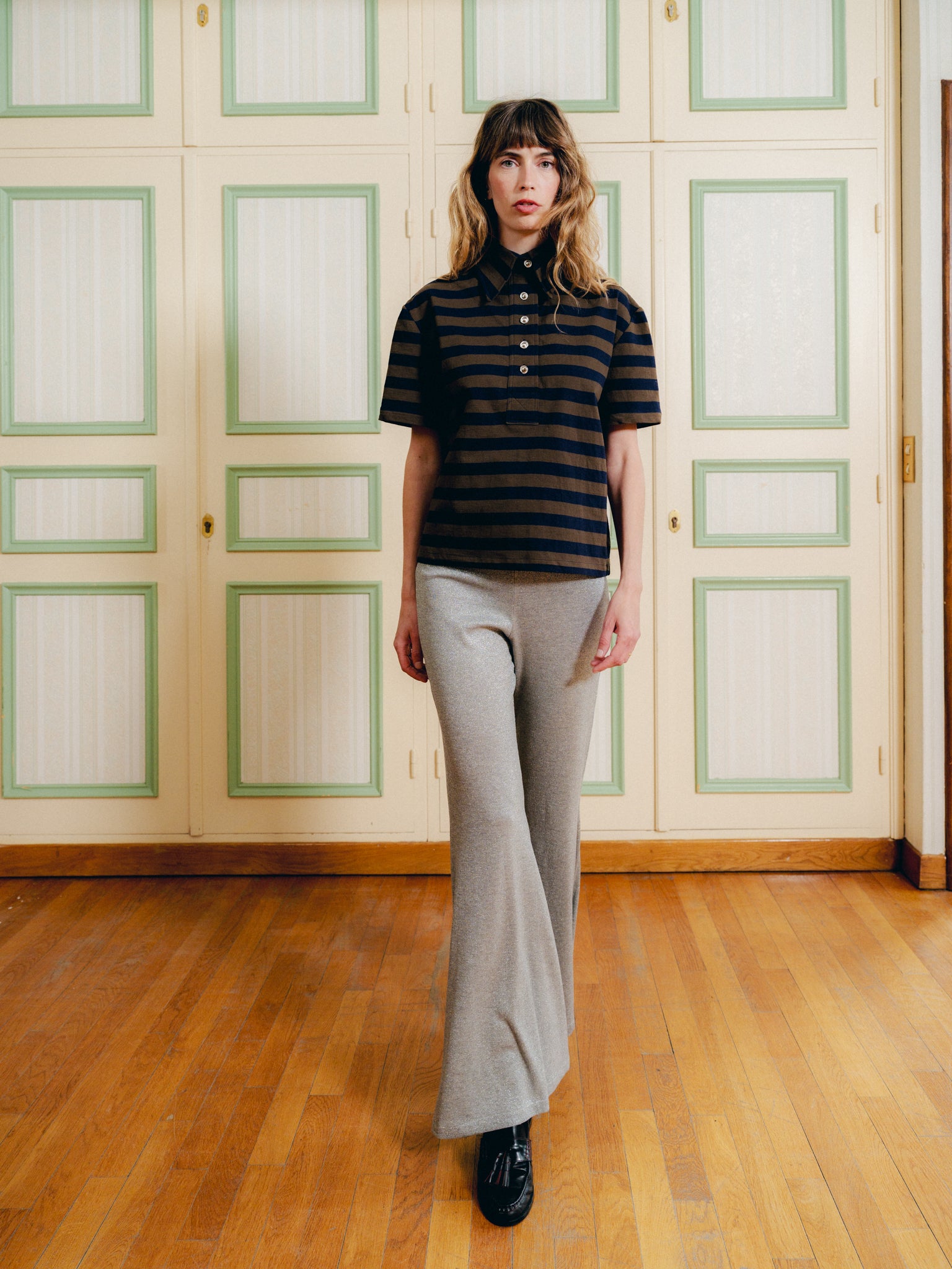 Pantalon Yoko Flare Argent