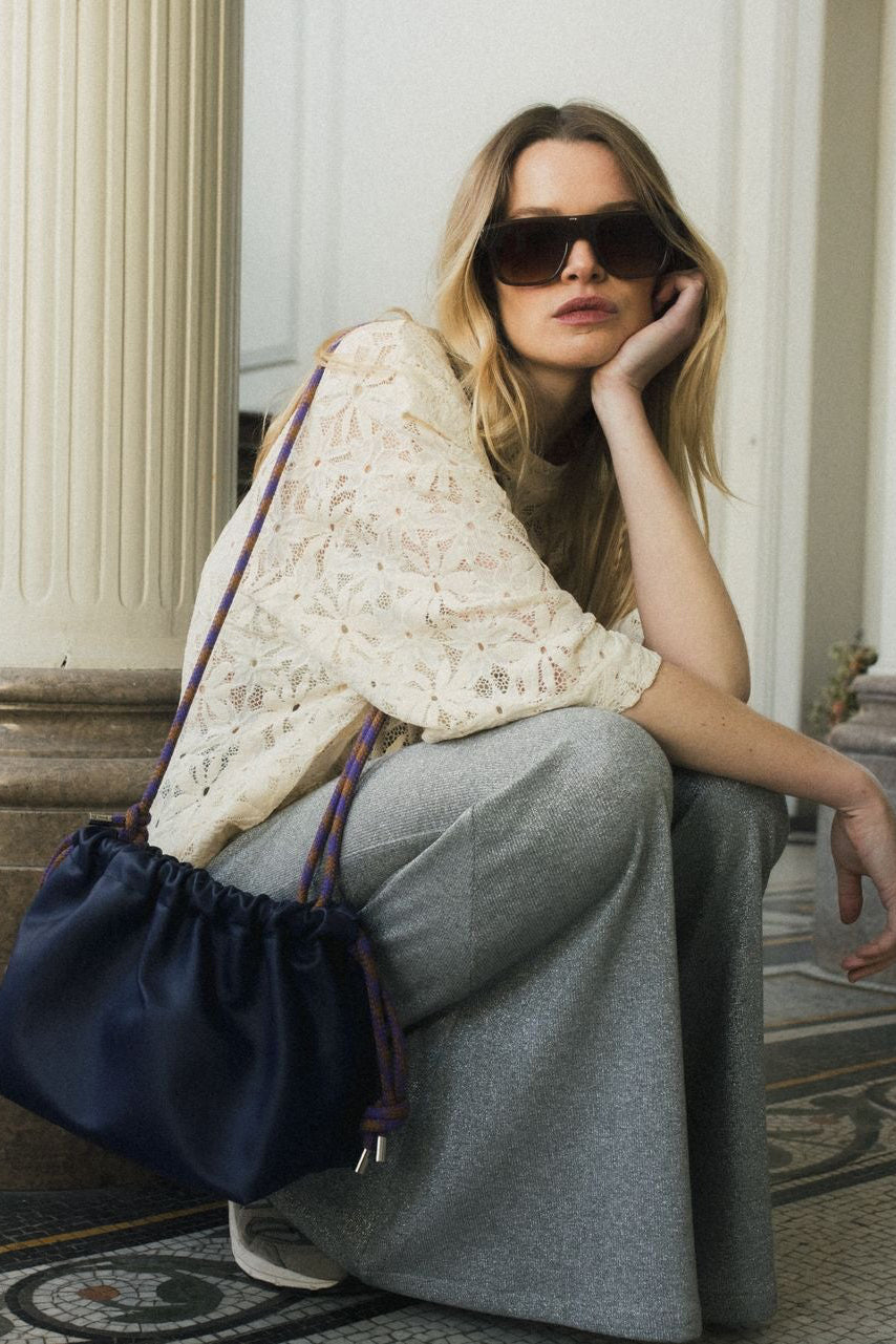 Pantalon Yoko Flare Argent