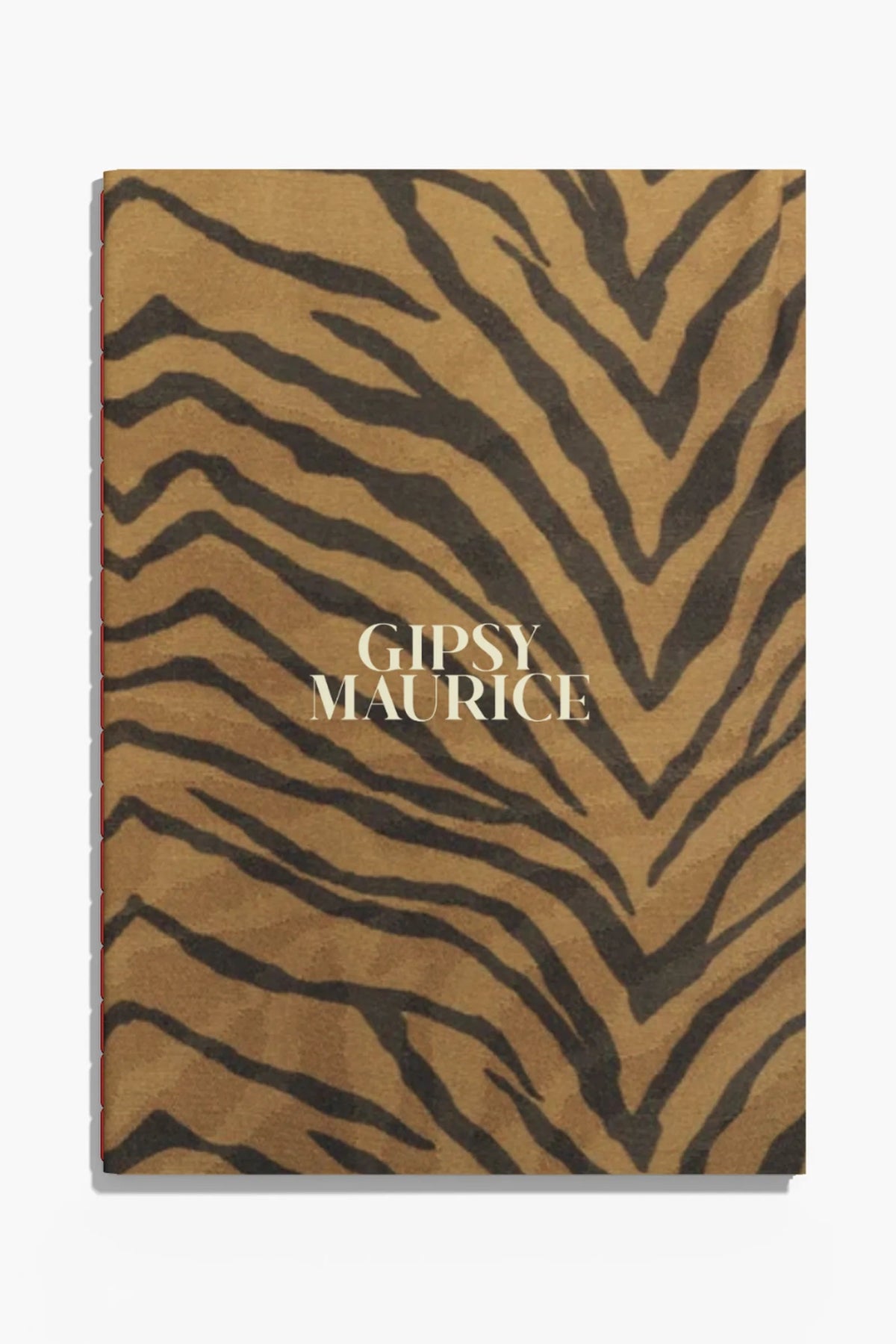 Carnet de note tigre reliure rouge