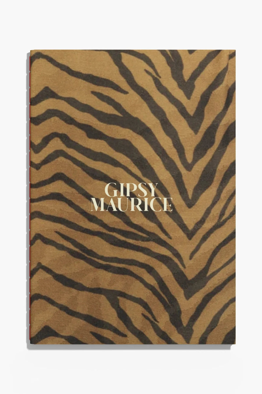 Carnet de note tigre reliure rouge