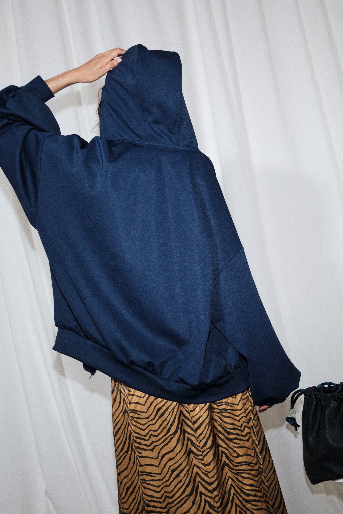 Sweat-shirt à capuche Grace Marine