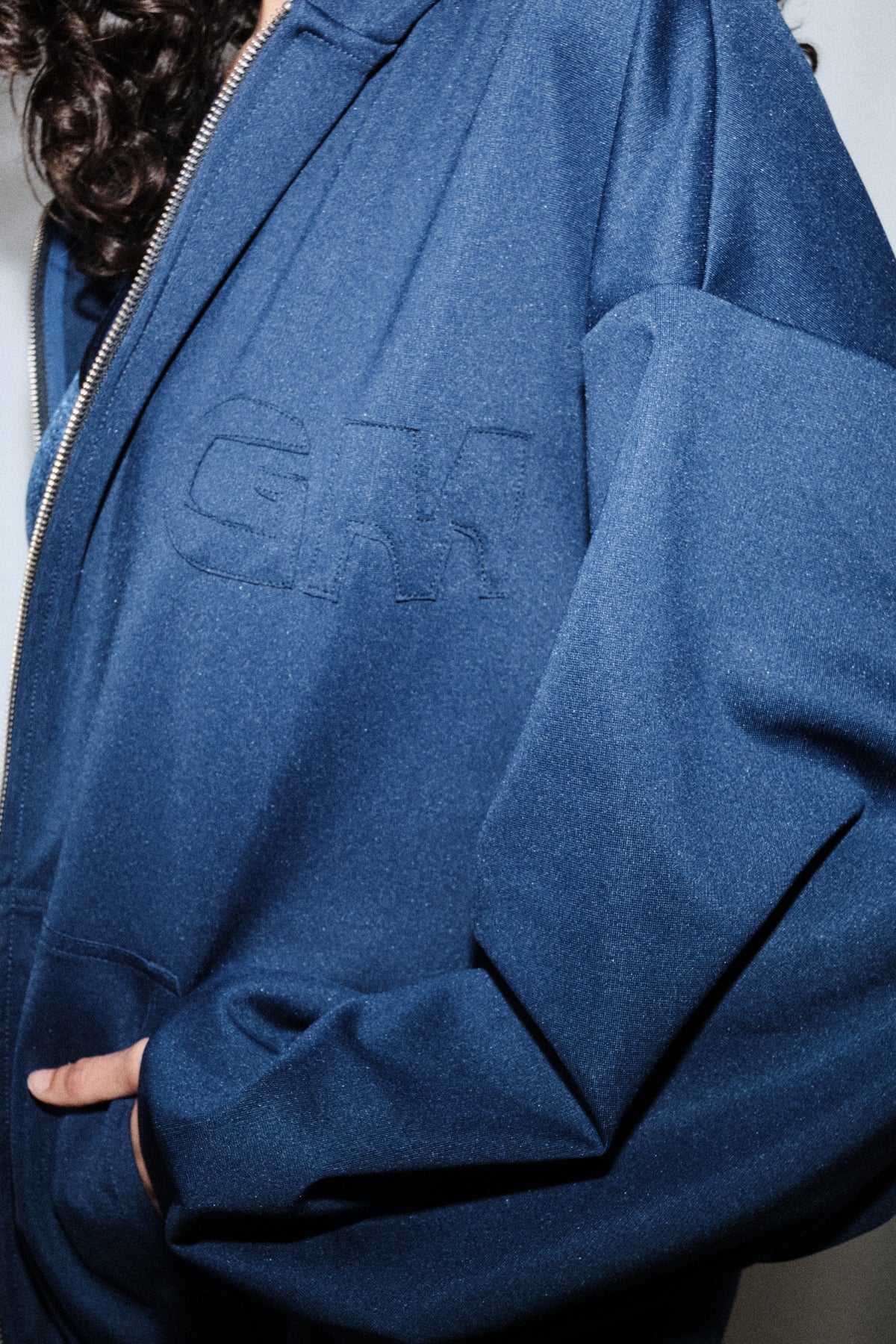 Sweat-shirt à capuche Grace Marine