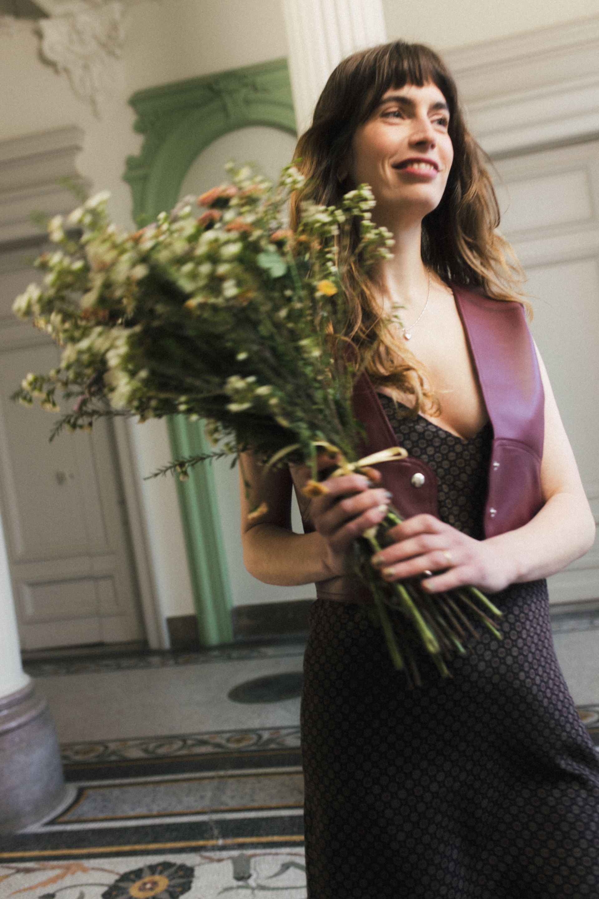 Gilet Jessie Bordeaux