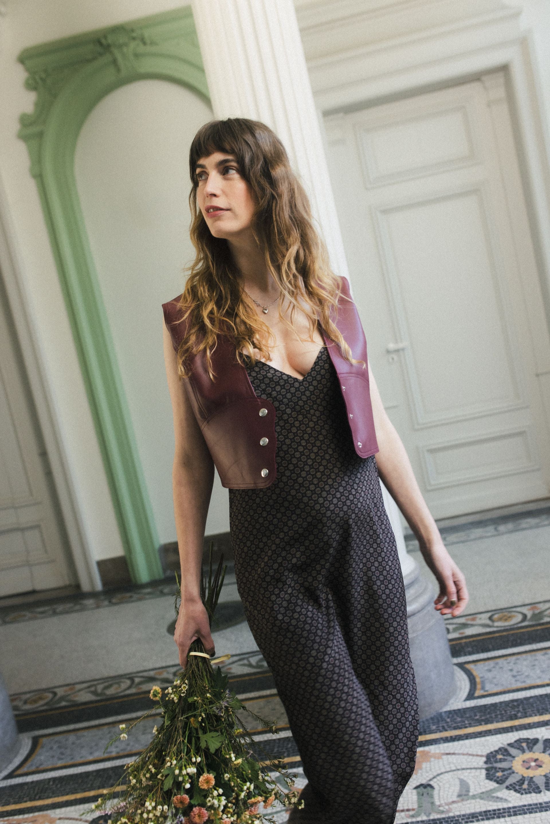 Gilet Jessie Bordeaux